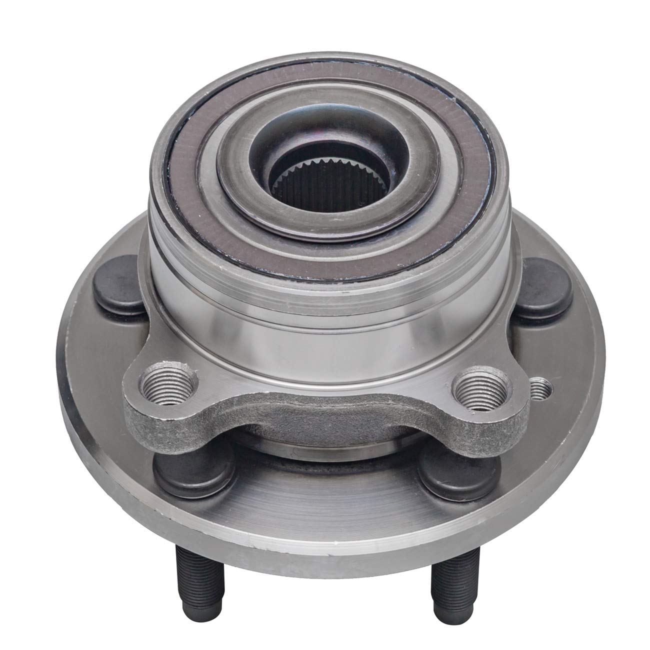 512460 x2 Front & Rear Wheel Bearing Hub Assembly for 2011-2018 Ford Explorer & 2013-2018 Police Interceptor Utility - 5 Stud Hub (Perfect for Off-Roading, Towing & Daily Commute)
