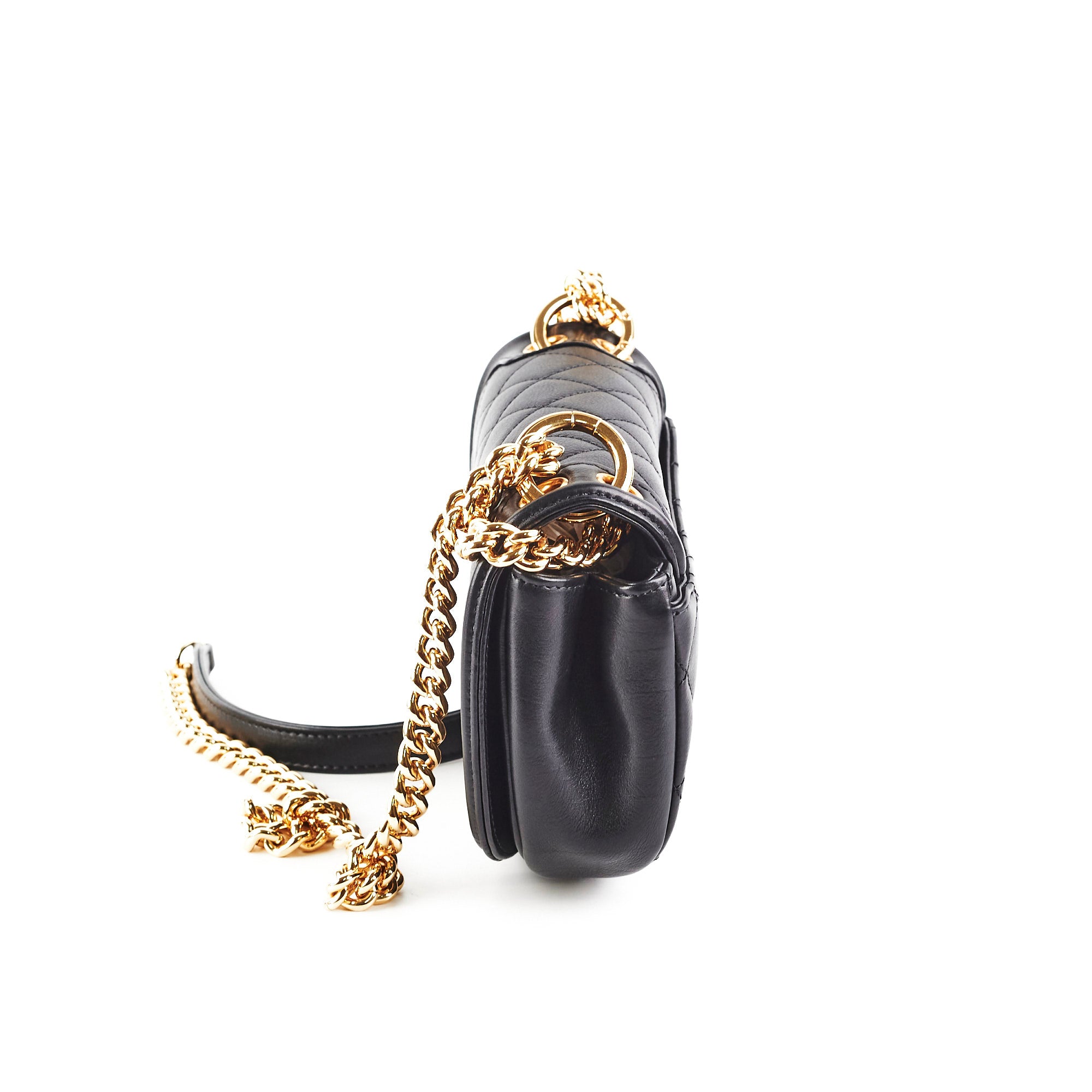 Chanel Classic Flap Bag in Black Calfskin Leather - Luxury Handbag for Women, Perfect for Evening Events & Special Occasions