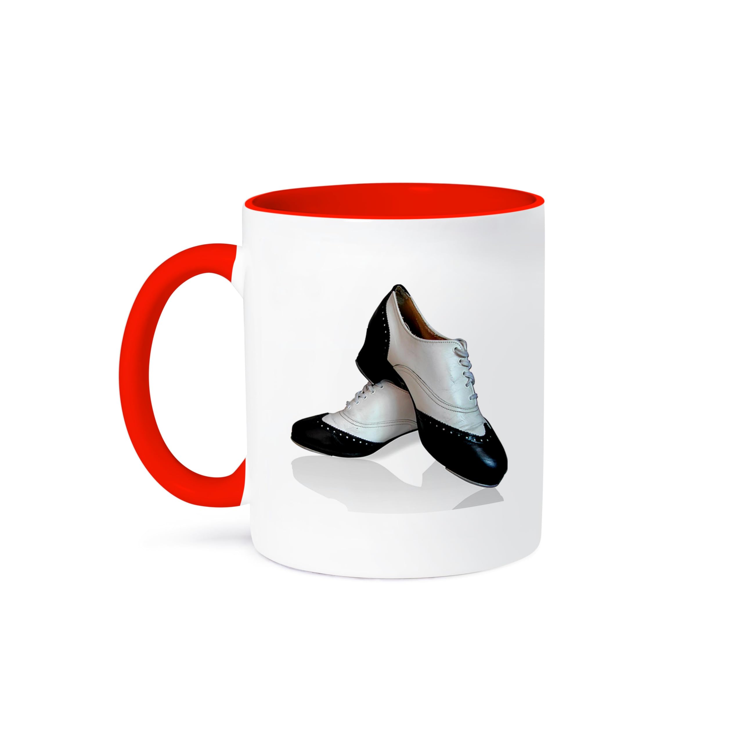 Tap Shoes Two Tone Red
