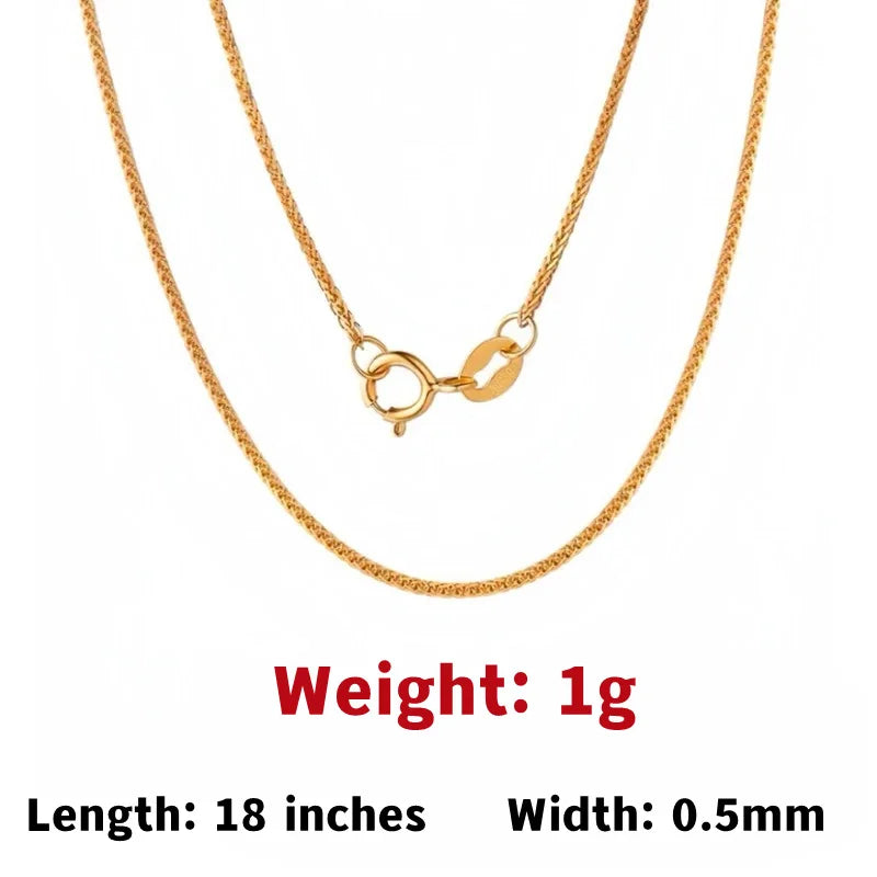14K Gold Necklace for Women - Elegant & Dainty Layering Chain Jewelry - Perfect for Everyday Wear, Gifts & Special Occasions