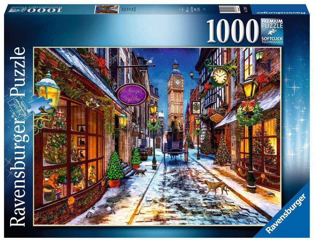 Ravensburger Christmas Time 1000 Piece Puzzle for Adults - 70x50cm Large Jigsaw Puzzle with Glue for Framing - Holiday Puzzles, Family Games, Home Decor & Gift Ideas