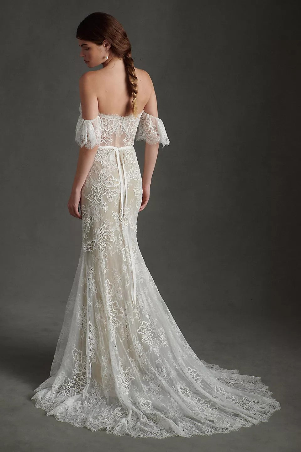 Willowby by Watters Mila Wedding Dress - Elegant Lace Bridal Gown for Beach, Garden & Outdoor Ceremonies
