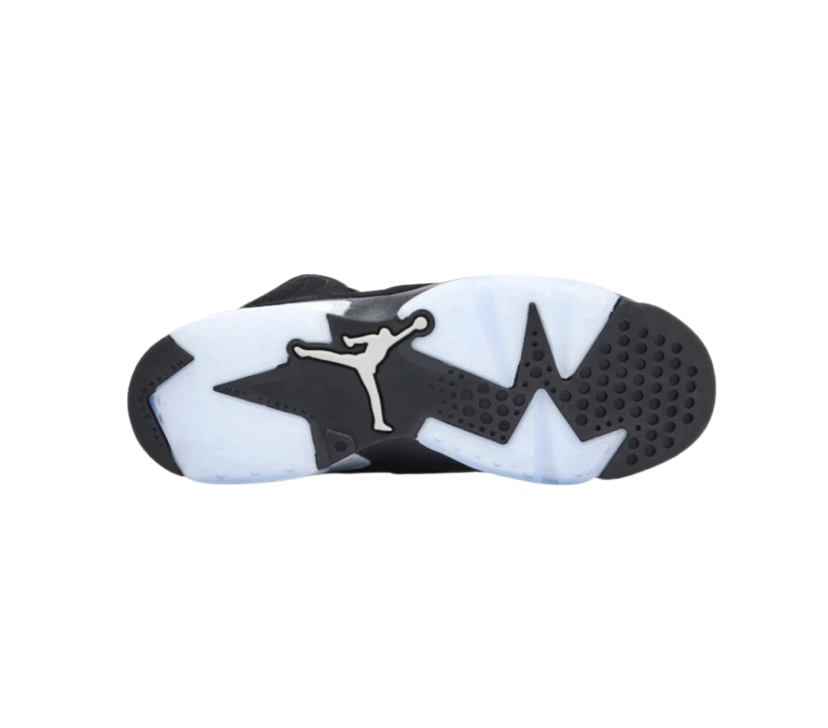 Air Jordan 6 GS Basketball Shoes - Black Metallic Silver for Women & Girls | Perfect for Streetwear, Sneaker Collection & Casual Sports Fashion