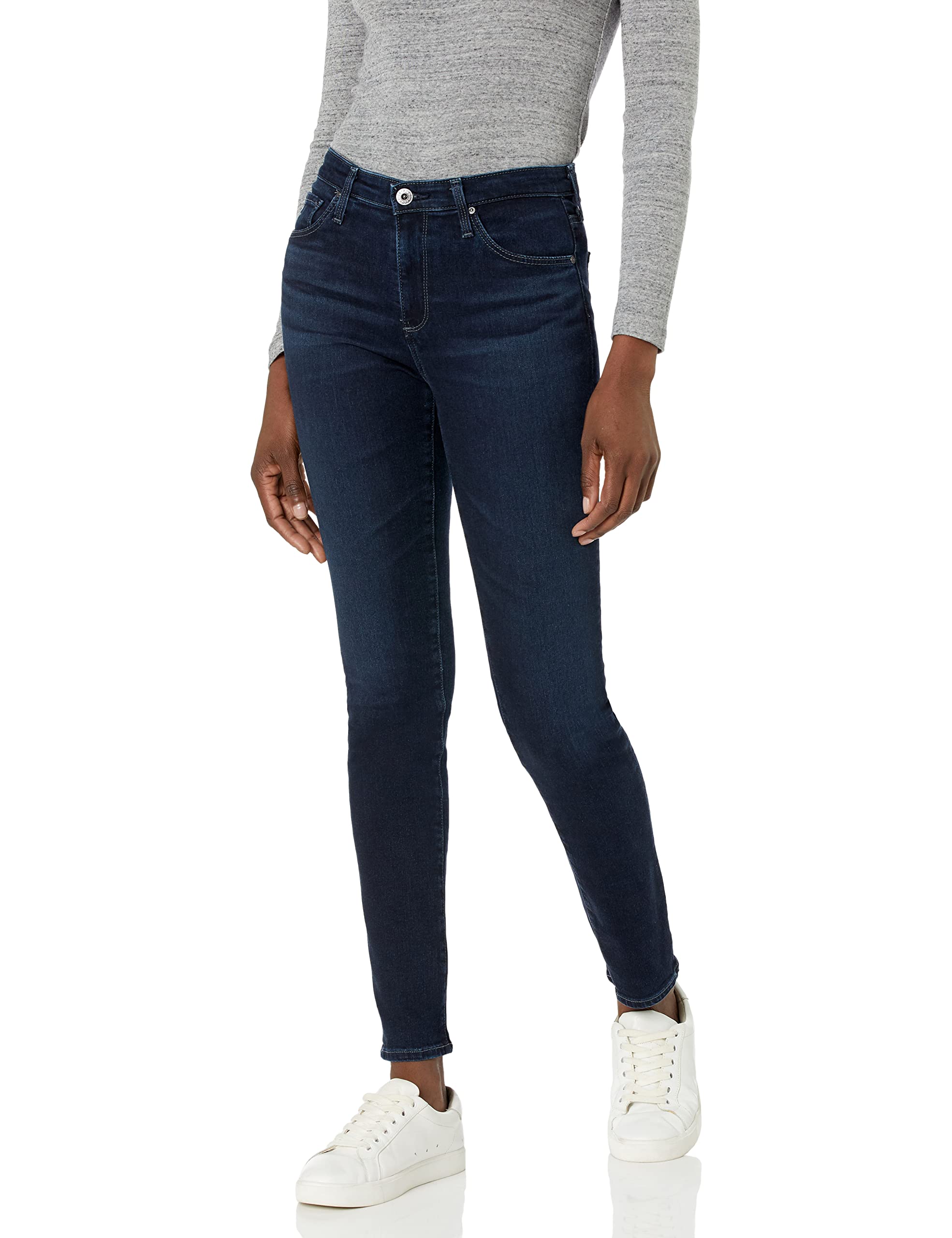 AG Adriano Goldschmied Women's The Prima Ankle Jeans - High Waist Skinny Denim Pants for Casual Wear & Everyday Outfits
