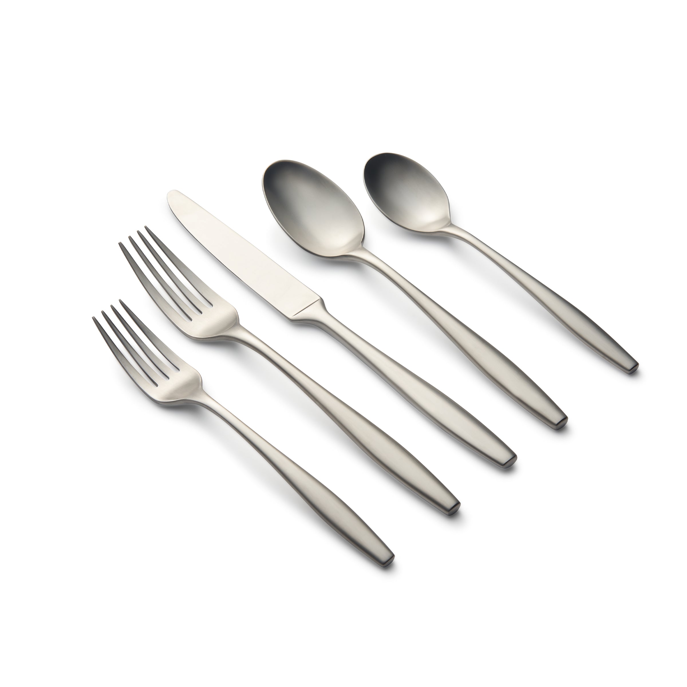 Katerina 20-Piece Stainless Steel Flatware Set - Elegant Satin Finish Dinnerware for Formal Dining, Wedding Gifts & Home Entertaining