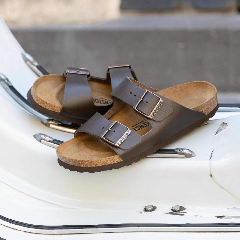 Birkenstock Women's Arizona Soft Footbed Sandals - Narrow Fit | Comfortable & Supportive for Walking, Travel & Everyday Wear