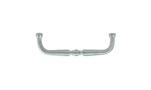 4 Inch Solid Brass Traditional Wire Pulls - Set of 10 Oil Rubbed Bronze Cabinet Handles - Perfect for Kitchen Cabinets, Drawers & Furniture Hardware