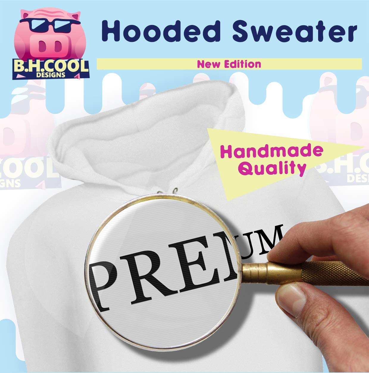 BH Cool Designs Treble Maker - Men's Soft & Comfortable Hoodie Sweatshirt | Premium Cotton Pullover for Casual Wear, Street Style & Outdoor Activities