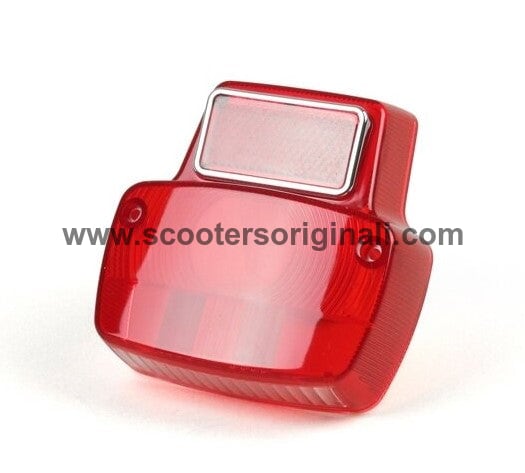 Original Vespa Tail Light Lens for Smallframe Scooters - BGM Authentic Replacement Part - Perfect for Vintage Vespa Restoration & Nighttime Safety