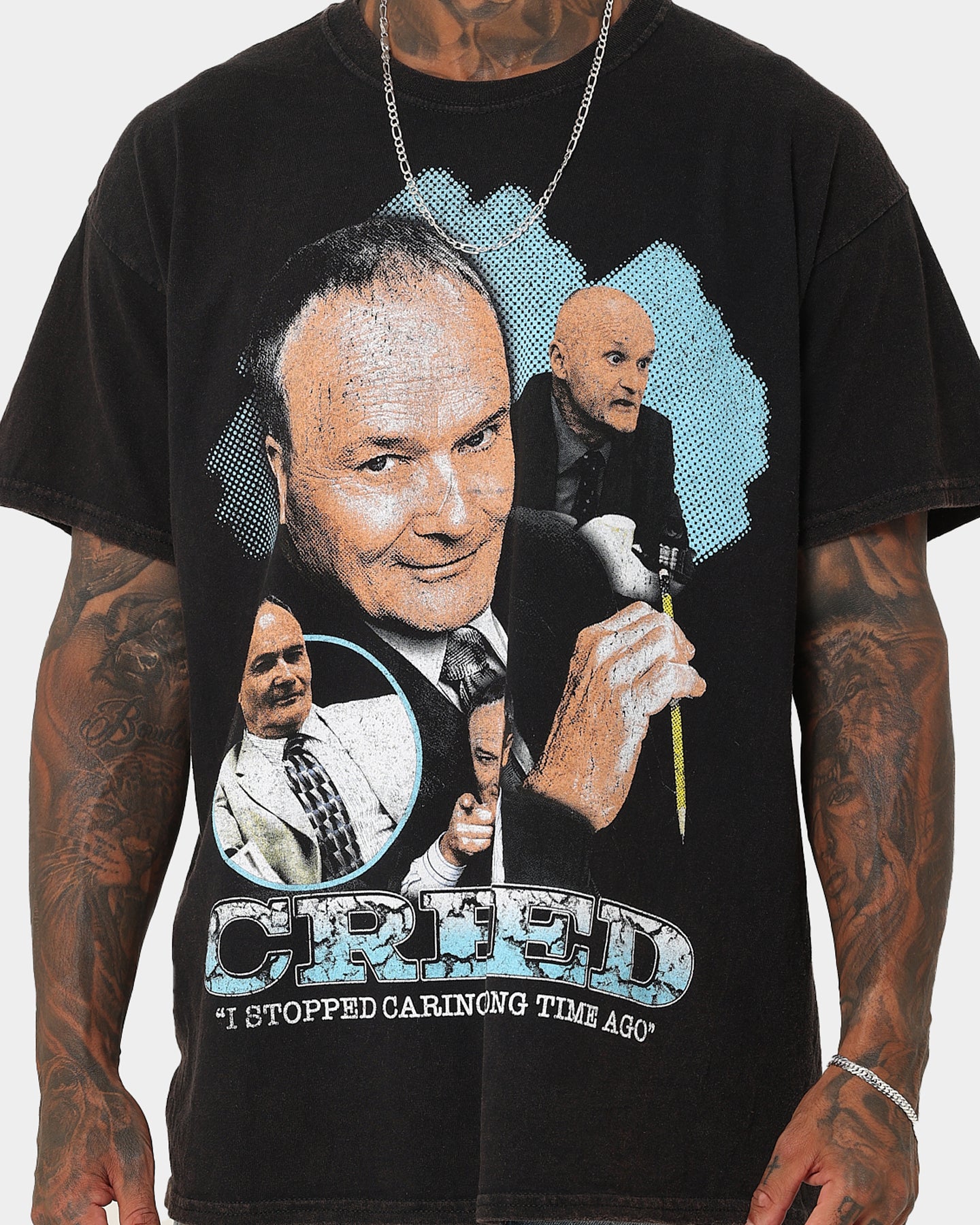 The Office Creed Bratton Vintage T-Shirt - Black Wash | American Thrift | Funny TV Show Merch | Perfect for Fans, Cosplay & Casual Wear