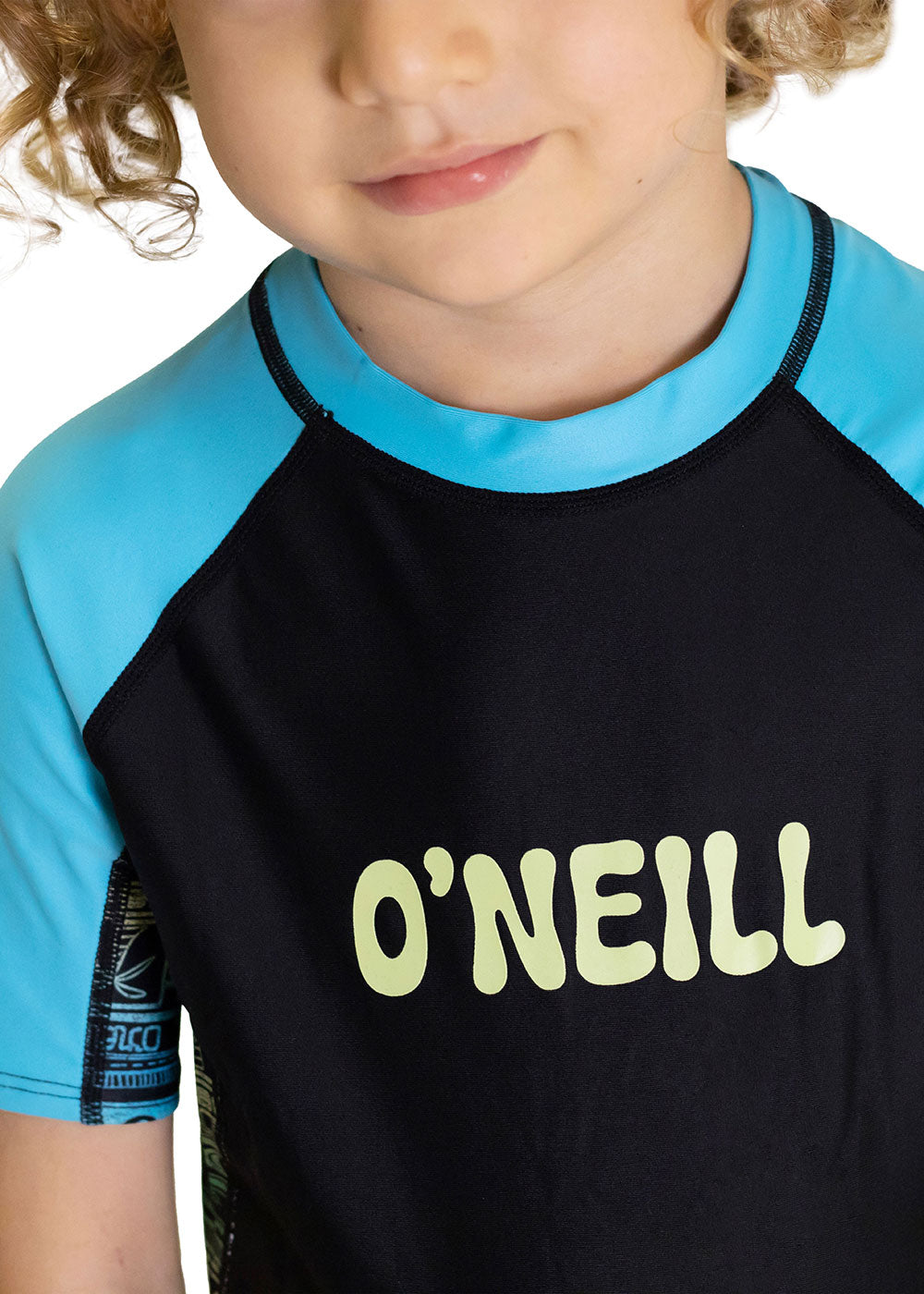 O'Neill Toddler Boys SPF 50+ Sun Protection Long Sleeve Rash Guard Swim Shirt - UV Protective Swimwear for Beach, Pool & Water Play