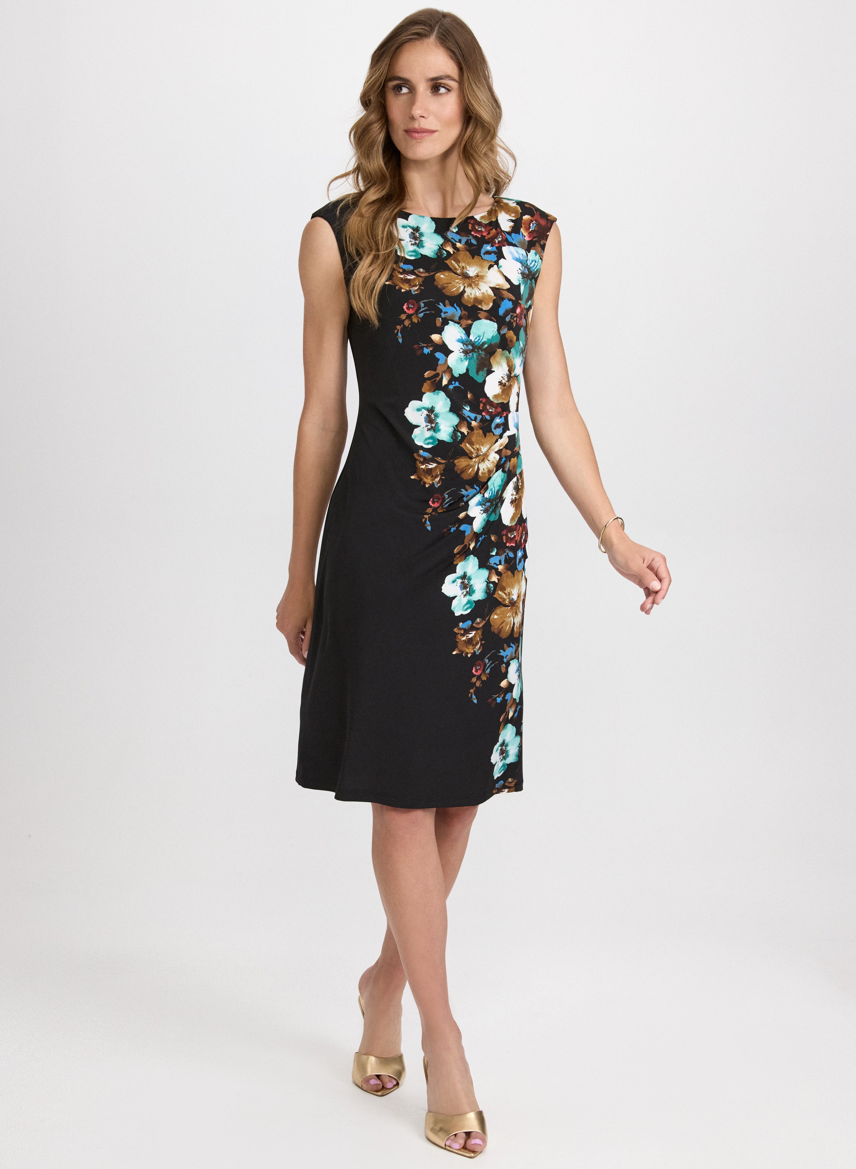 Floral Print Summer Dress for Women - Casual Boho Maxi Dress with Placement Floral Design, Perfect for Beach, Vacation, and Outdoor Events