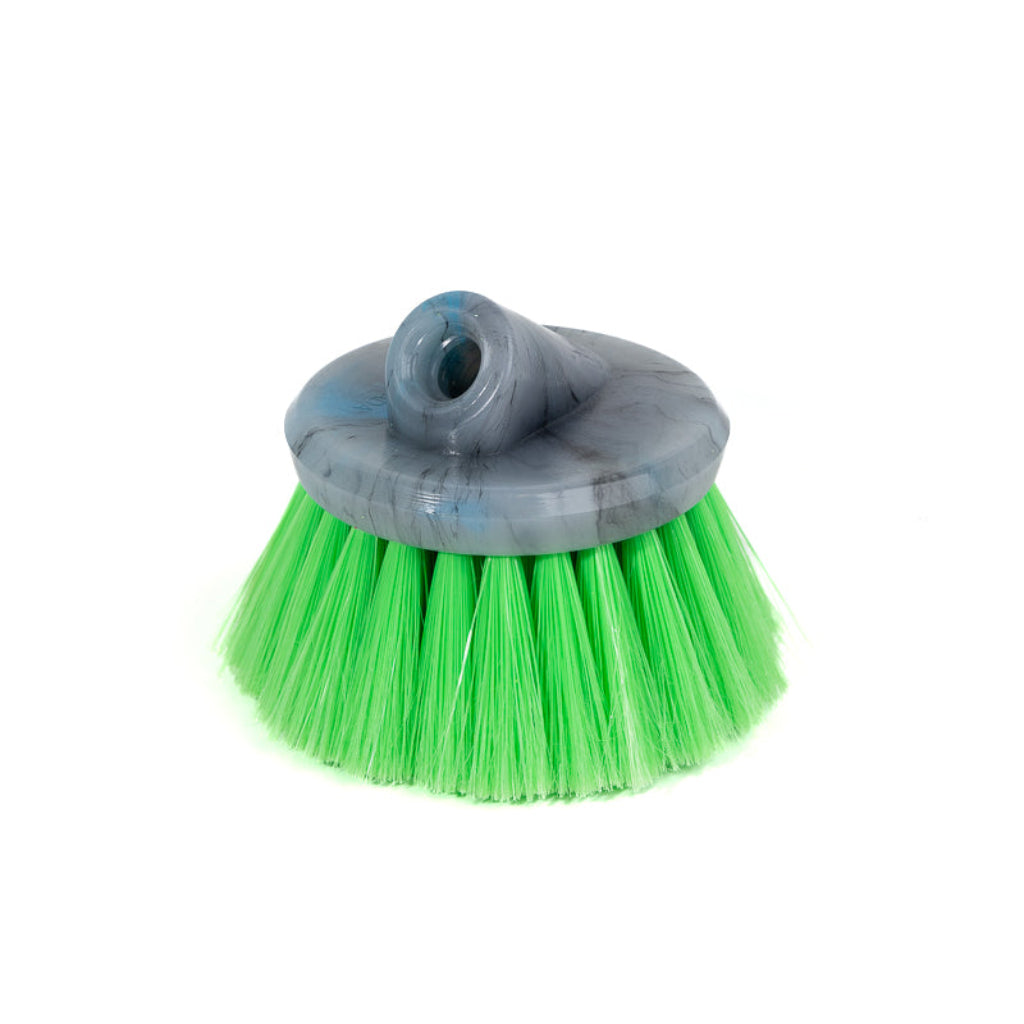 Ultra Soft Polybutylene Detailing Brush for Cars - Green Round All-Purpose Brush for Automotive Cleaning, Polishing & Fine Finishes - Perfect for Car Detailing, Waxing & Interior Care