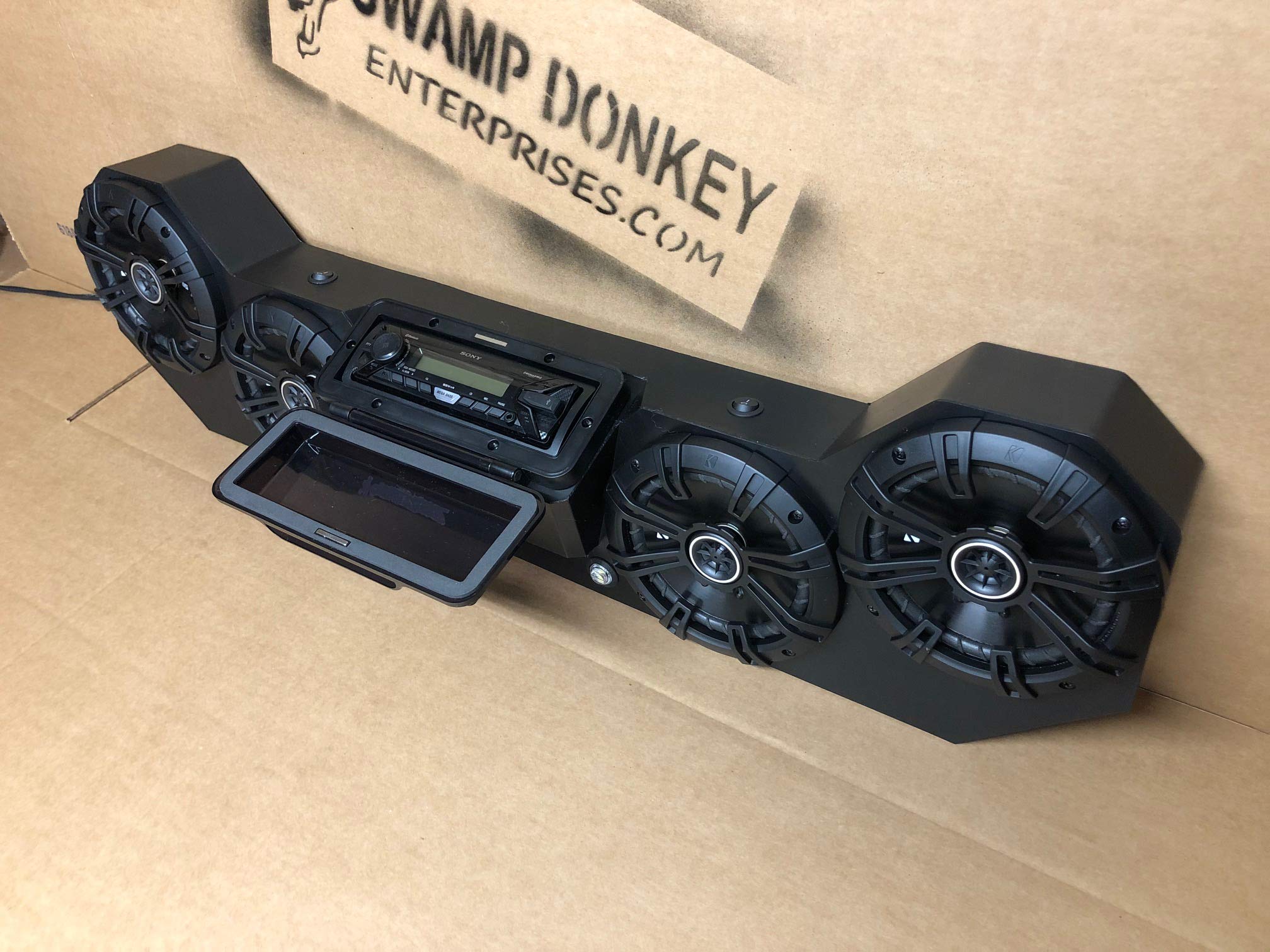 Galena RZR PRO XP Sound Bar Tower Speakers - Bluetooth Stereo System for UTV/ATV, Waterproof & Shockproof, Perfect for Off-Road Adventures, Camping, and Outdoor Parties