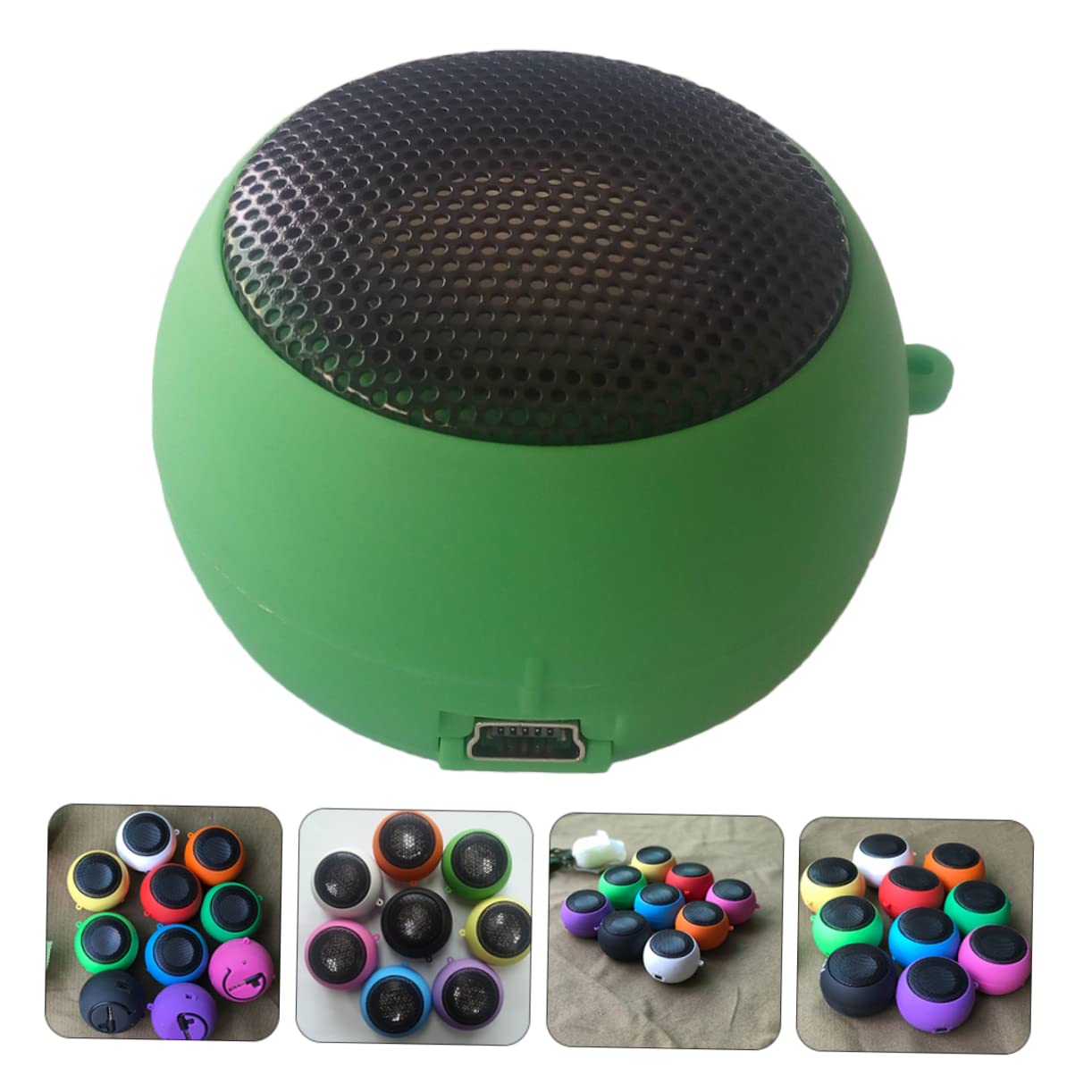 SUPVOX Portable USB Charging Stereo Speakers - Mini Wireless Bluetooth Speaker with Cable, Voice Box for Laptop, Home, Office, and Outdoor Use