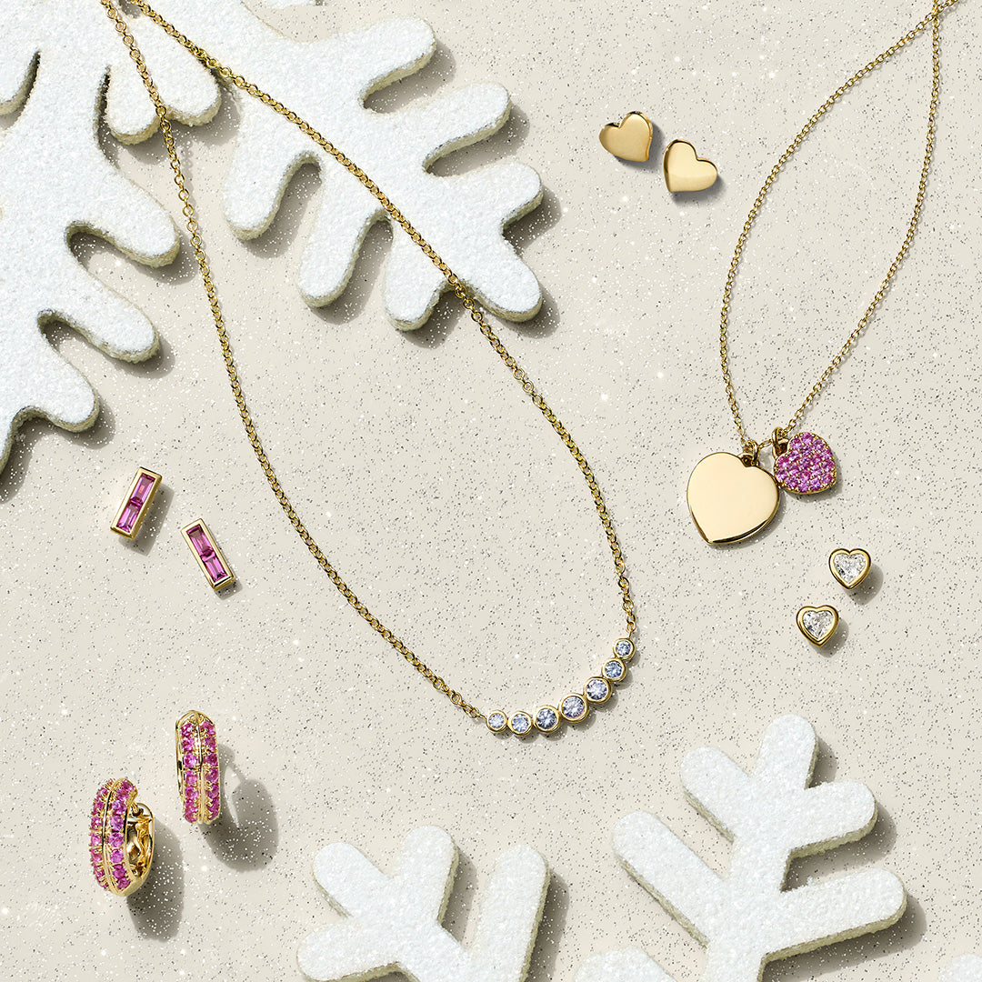 14K Gold Heart Earrings for Women - Dainty & Elegant Jewelry Gift for Valentine's Day, Anniversary - Perfect for Date Night & Special Occasions