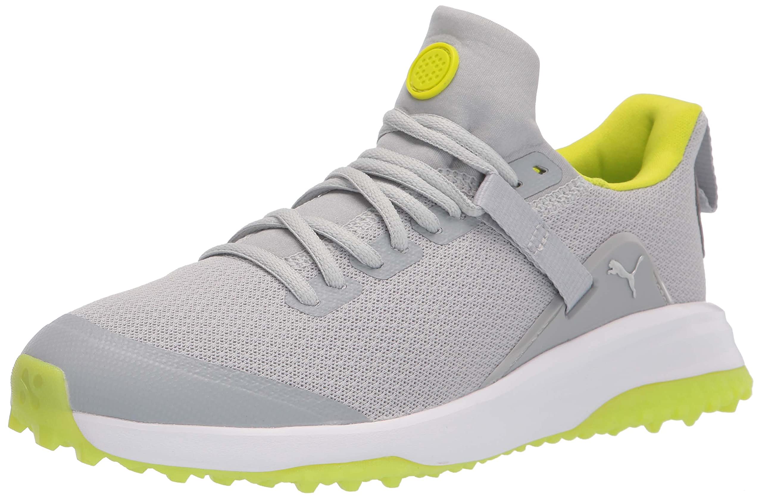 PUMA Men's Fusion Evo Golf Shoes - Lightweight & Waterproof Spiked Golf Footwear for Men | Perfect for Golf Course, Driving Range & Outdoor Sports