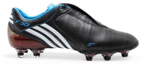 adidas F50i Tunit SG Firm Ground Soccer Cleats - Black/Blue Football Boots for Men | Perfect for Professional Matches & Training