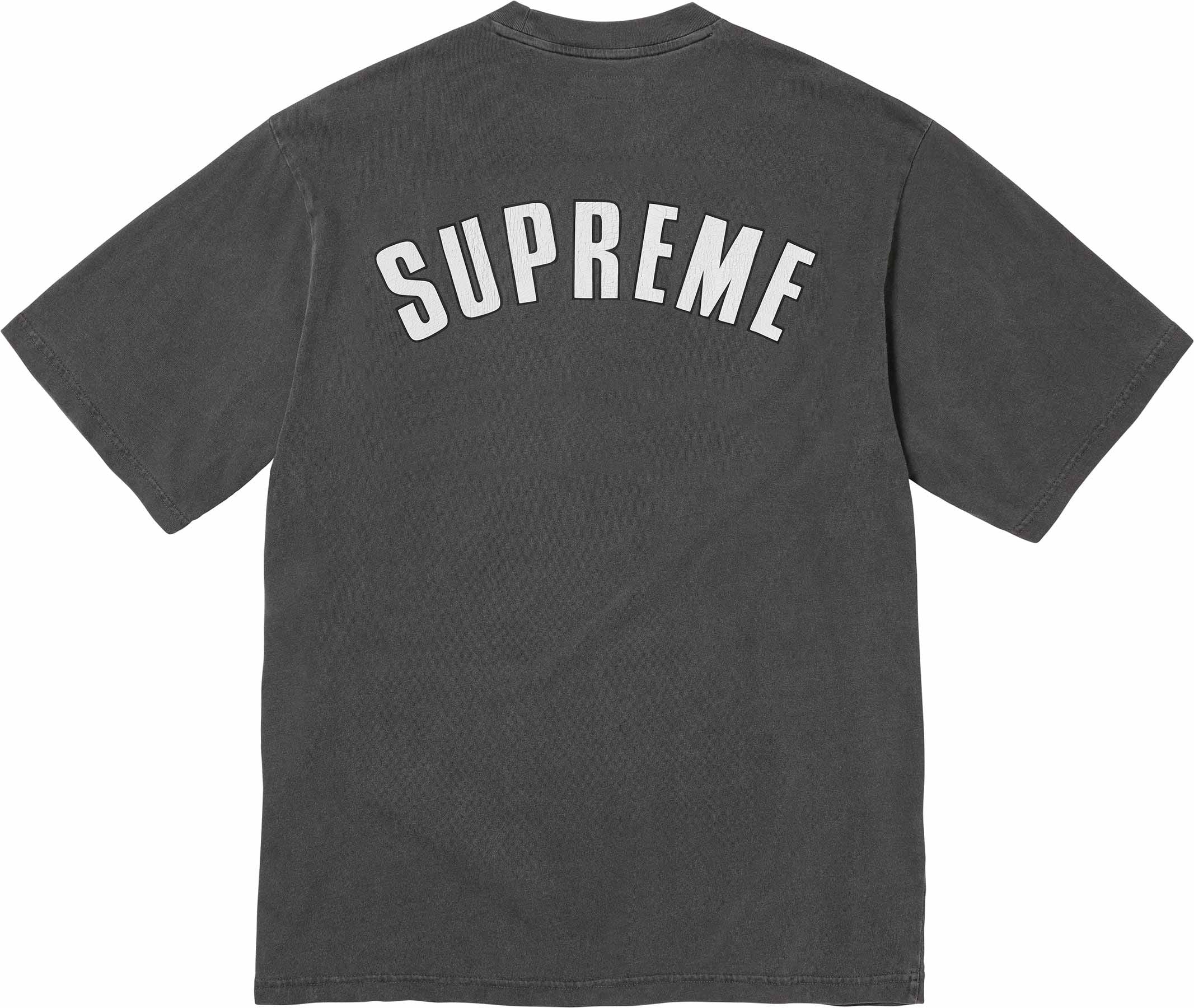 Supreme Cracked Arc Short Sleeve Top - Black | Trendy Streetwear for Men & Women | Perfect for Casual Outfits & Summer Fashion