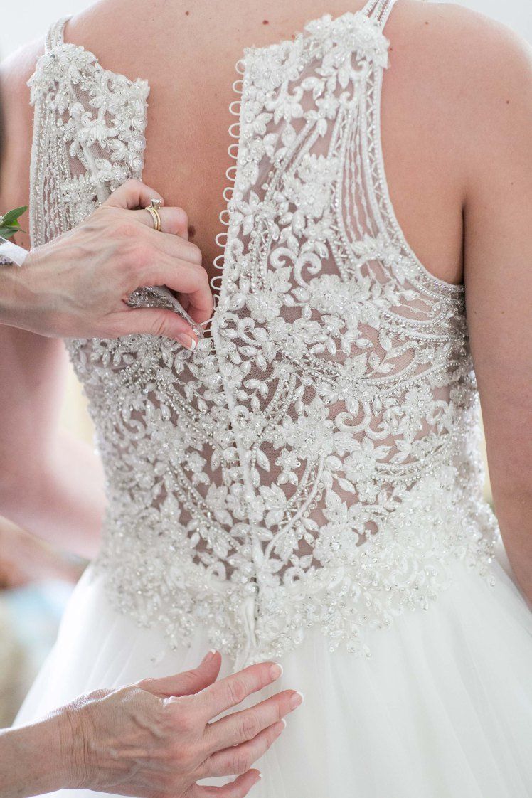 Maggie Sottero Lisette Sample Wedding Gown - Elegant Lace Bridal Dress for Bride, Perfect for Church Ceremony & Formal Reception
