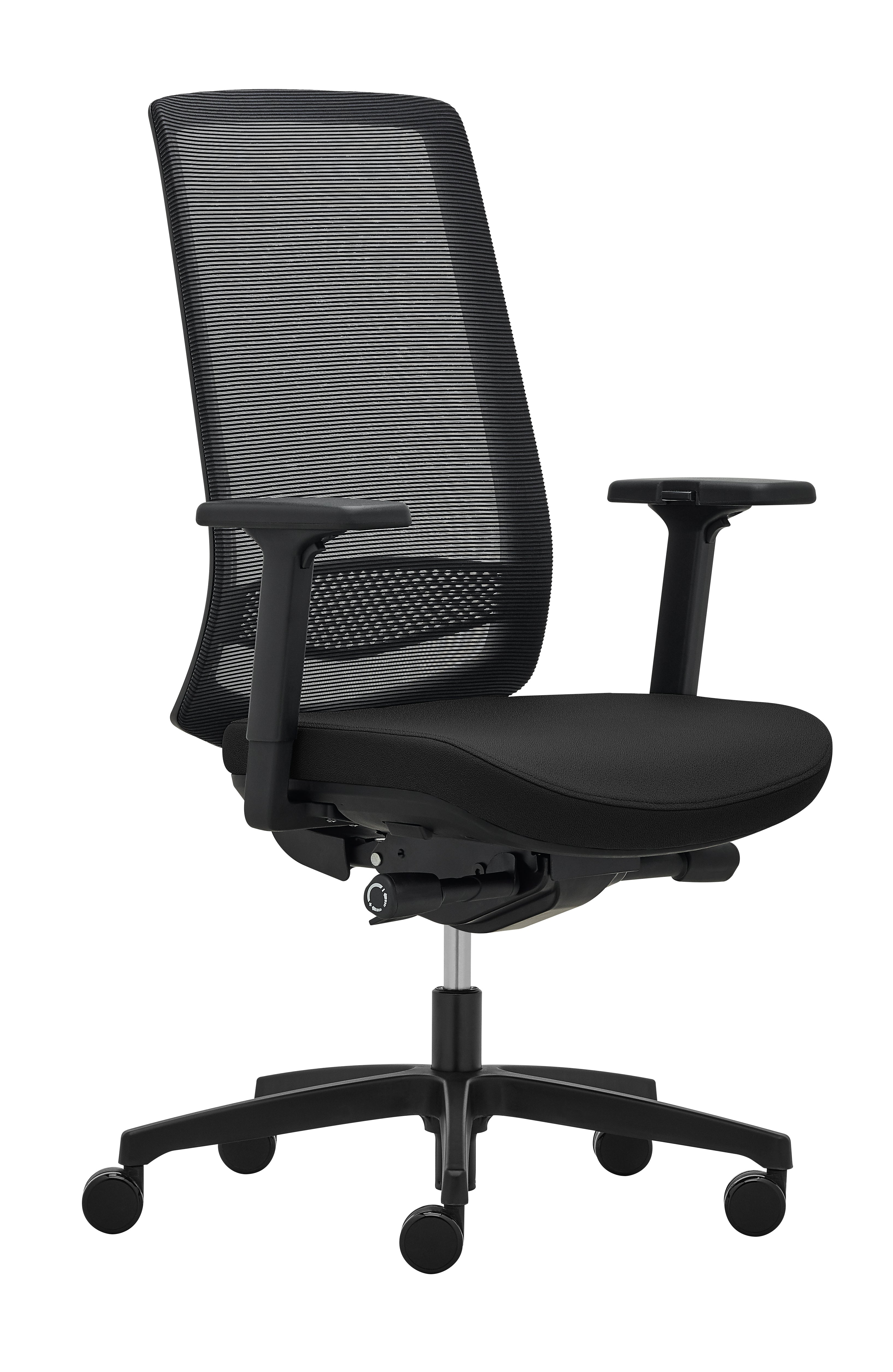 Ergonomic Mesh Office Chair with High Back - Adjustable Lumbar Support, Breathable Mesh, Swivel & Tilt Function - Perfect for Home Office, Gaming & Workspace Comfort