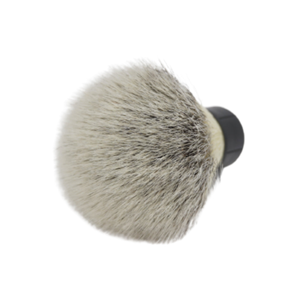 AP Shave Co. 25mm STF OG++ XLarge Silvertip Fibre Synthetic Shaving Brush - Premium Wet Shaving Tool for Men - Perfect for Lathering Soaps & Creams in Barber Shops or Home Grooming Routines