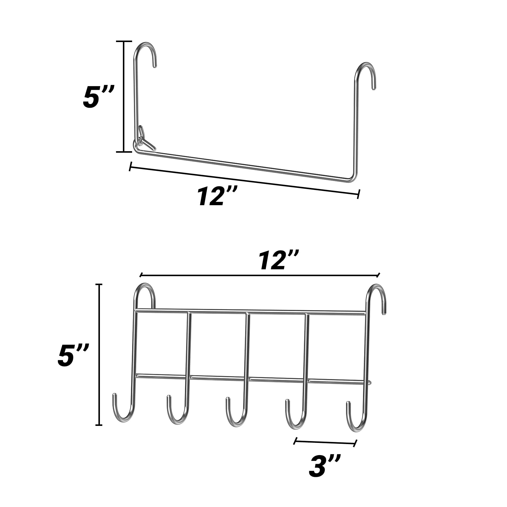 OnlyFire Paper Towel Holder Set with Hook Rack - Camp Chef Stove Accessories for Grilling & Kitchen Organization - Perfect for Outdoor Cooking, BBQ, and Home Kitchen Storage