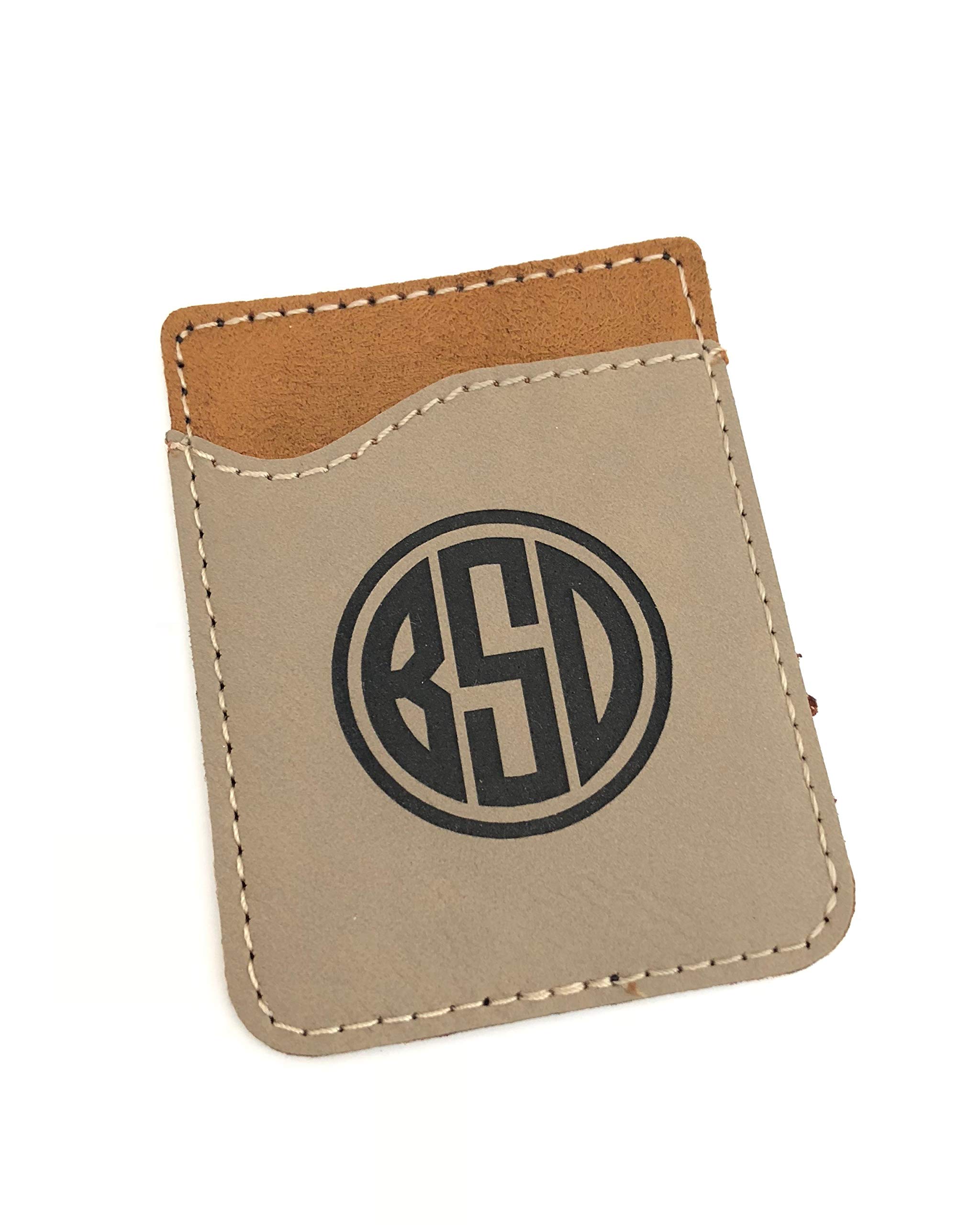 Personalized Stick-On Cell Phone Card Holder - Slim Wallet for Credit Cards, ID & Cash | Perfect for Travel, Shopping & Everyday Use