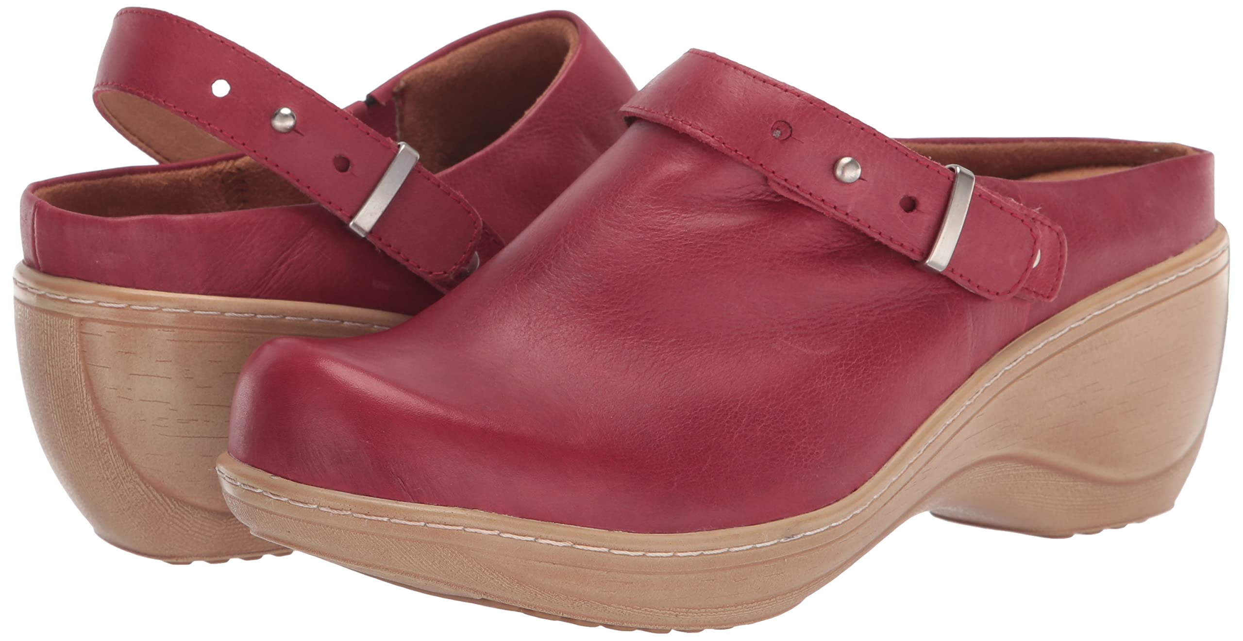 SoftWalk Women's Comfortable Slip-On Clogs with Arch Support - Perfect for Nurses, Teachers & Healthcare Workers