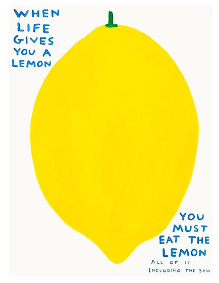 David Shrigley Fruit and Vegetables Series Art Prints - Whimsical Kitchen Decor & Funny Wall Art for Dining Room, Cafe, or Home