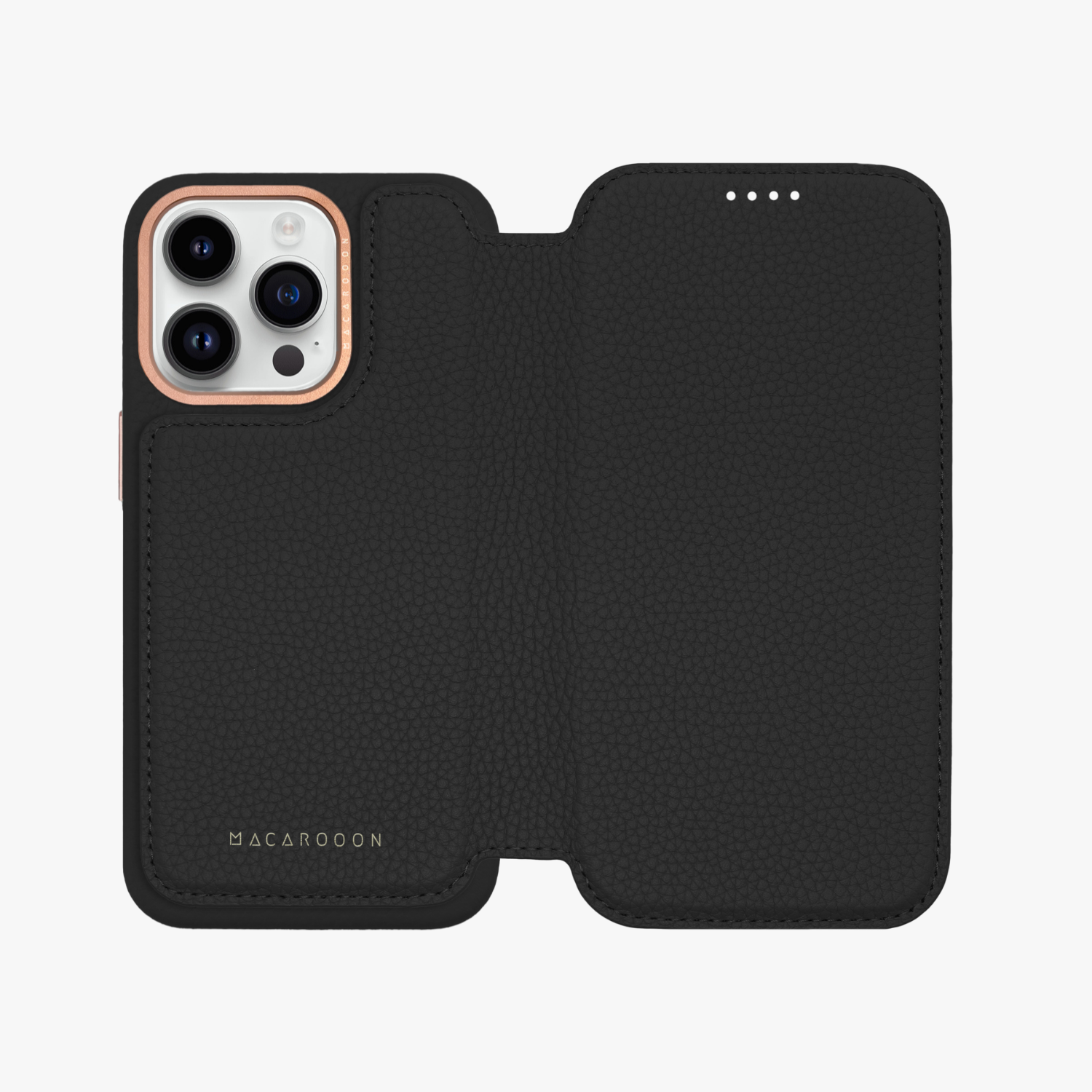 Premium iPhone 16 Pro Max MagSafe Leather Flip Case - Hybrid Protective Cover with Wallet Slot | Perfect for Business Professionals & Travelers