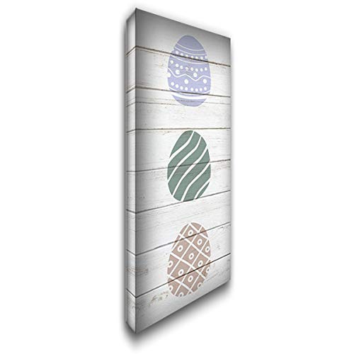 Bailey Ann Vintage Easter 2 - 10x24 Gallery Wrapped Canvas Wall Art - Hand Stretched Ready to Hang - Perfect for Easter Decor, Living Room & Home Decor