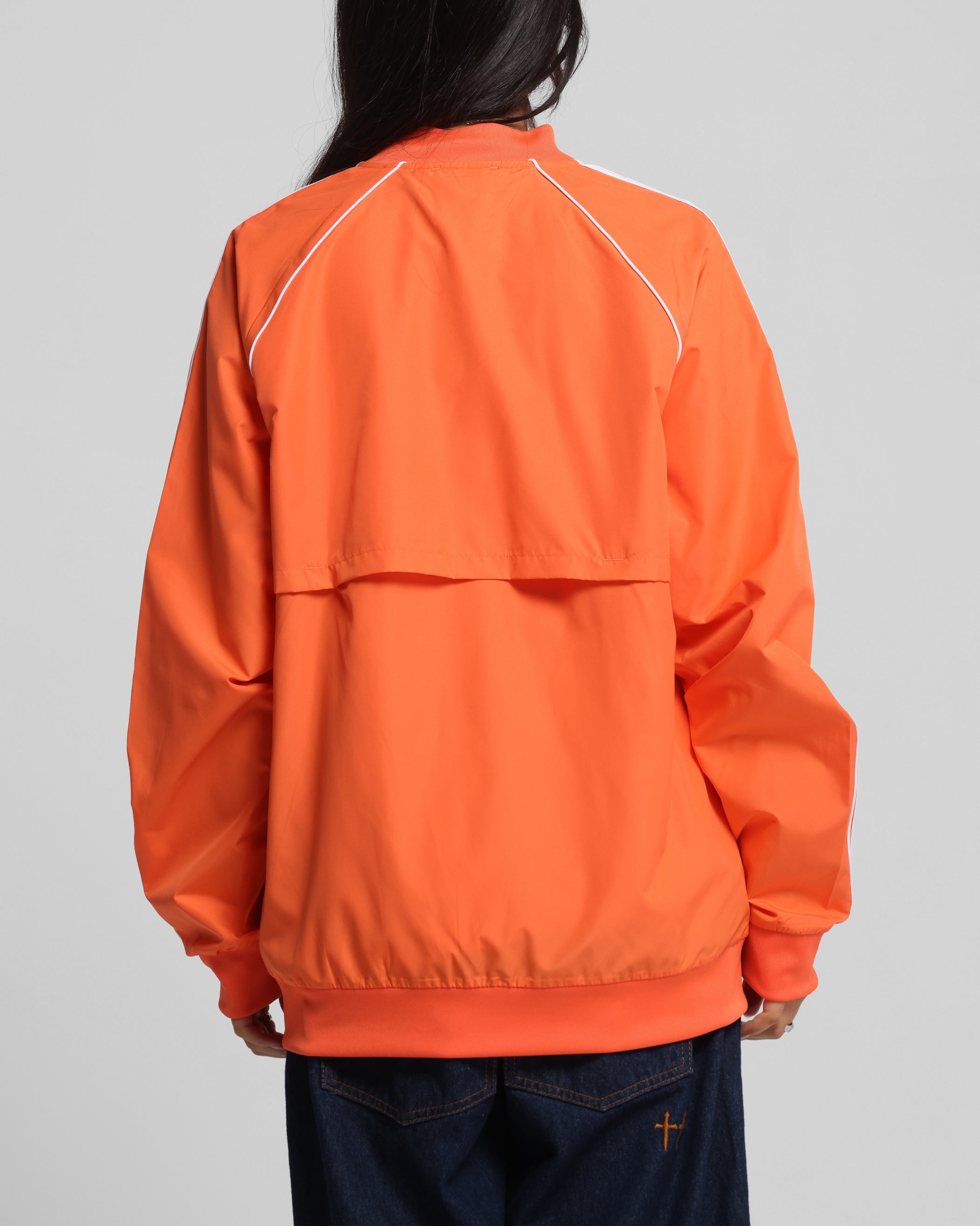 Adidas Archive Track Jacket for Men & Women - Orange Retro Running Jacket - Lightweight Windbreaker for Jogging, Gym & Streetwear Fashion
