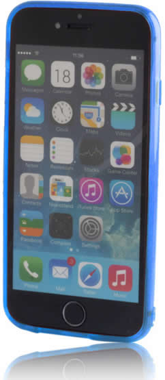Apple iPhone 6 / 6S Shockproof Bumper Case - Slim Protective Cover with Raised Edges (Blue) | Perfect for Daily Use, Outdoor Activities & Travel Protection