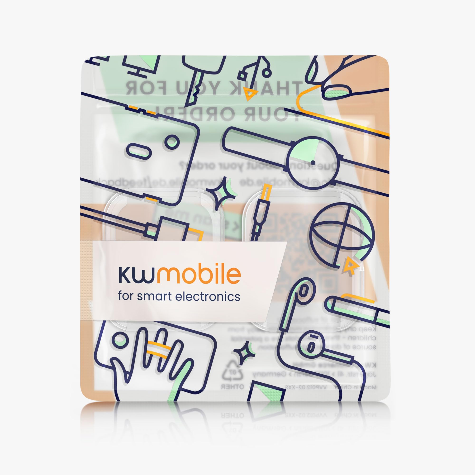 kwmobile Silicone Case for Huami Amazfit Bip 3/Pro - Transparent Fitness Tracker Cover for Gym & Running