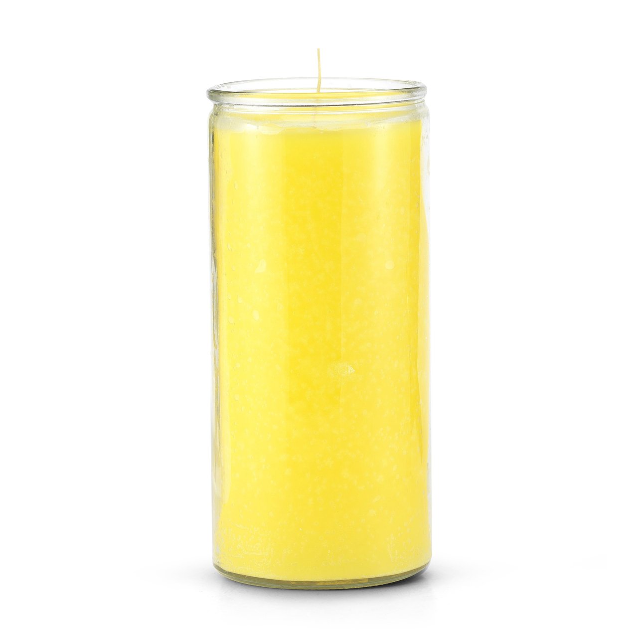 Original 14-Day Plain Yellow Candle for Prayer & Meditation – Long-Lasting Religious Candle for Home Altar, Spiritual Rituals & Church Ceremonies