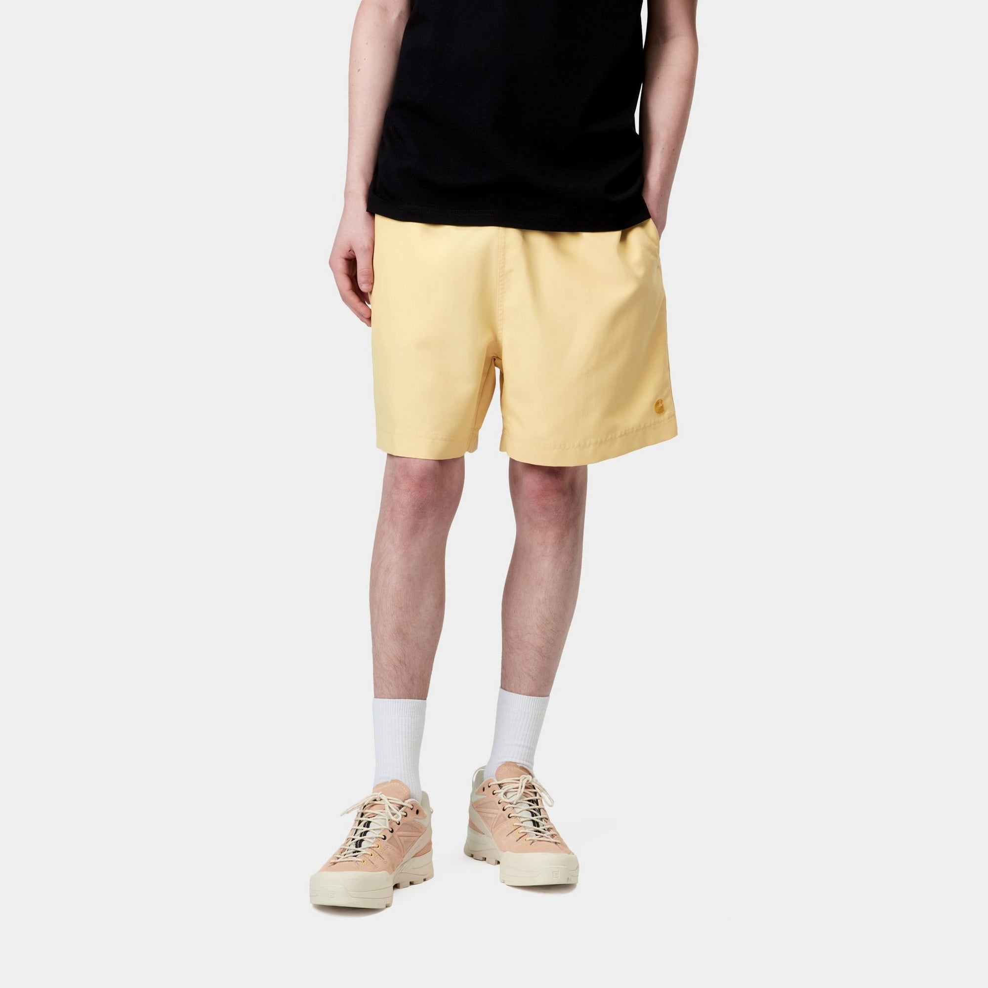 Men's Quick-Dry Swim Trunks - Chase Air Yellow | Lightweight & Comfortable Board Shorts for Swimming, Beach & Summer Vacations