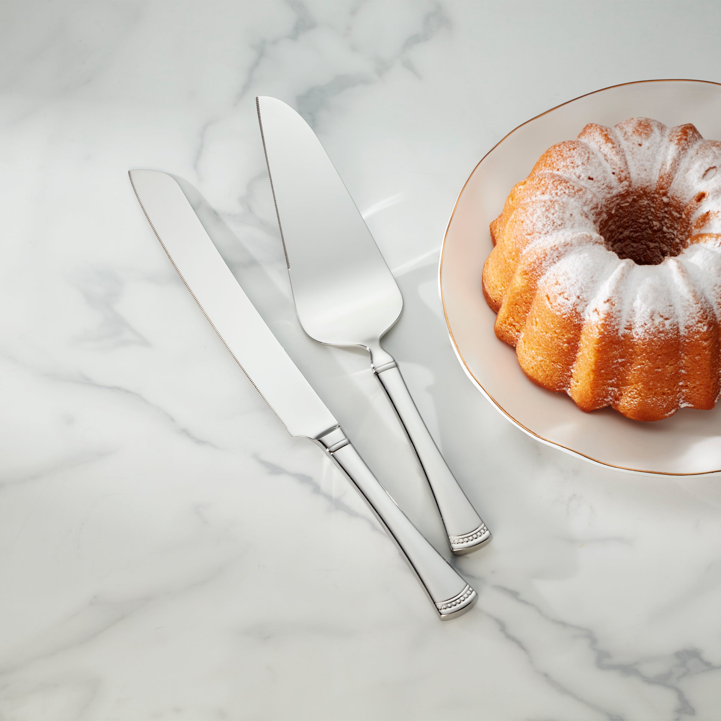 Portola 2-Piece Elegant Dessert Plates Set - Perfect for Afternoon Tea, Dinner Parties & Special Occasions