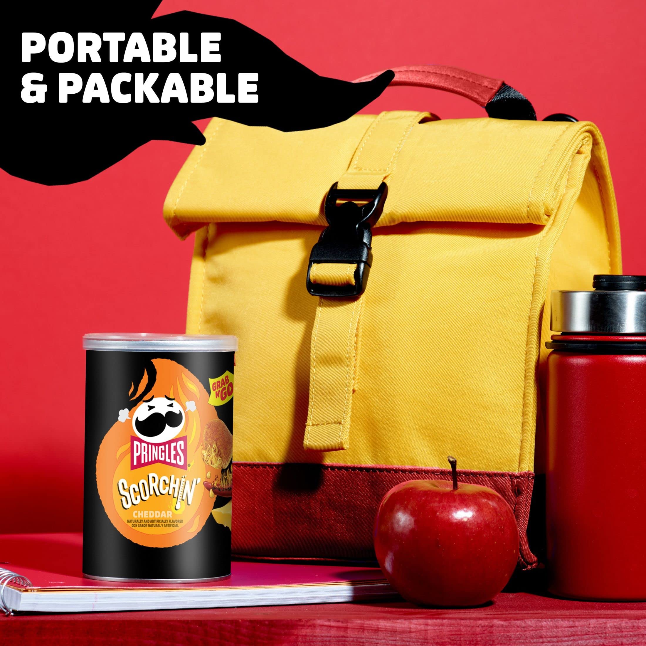 Pringles Potato Crisps Variety Pack - 16 Cans of Delicious Snacks for Lunch, Office & Kids | Perfect for On-the-Go, School Lunches & Movie Nights