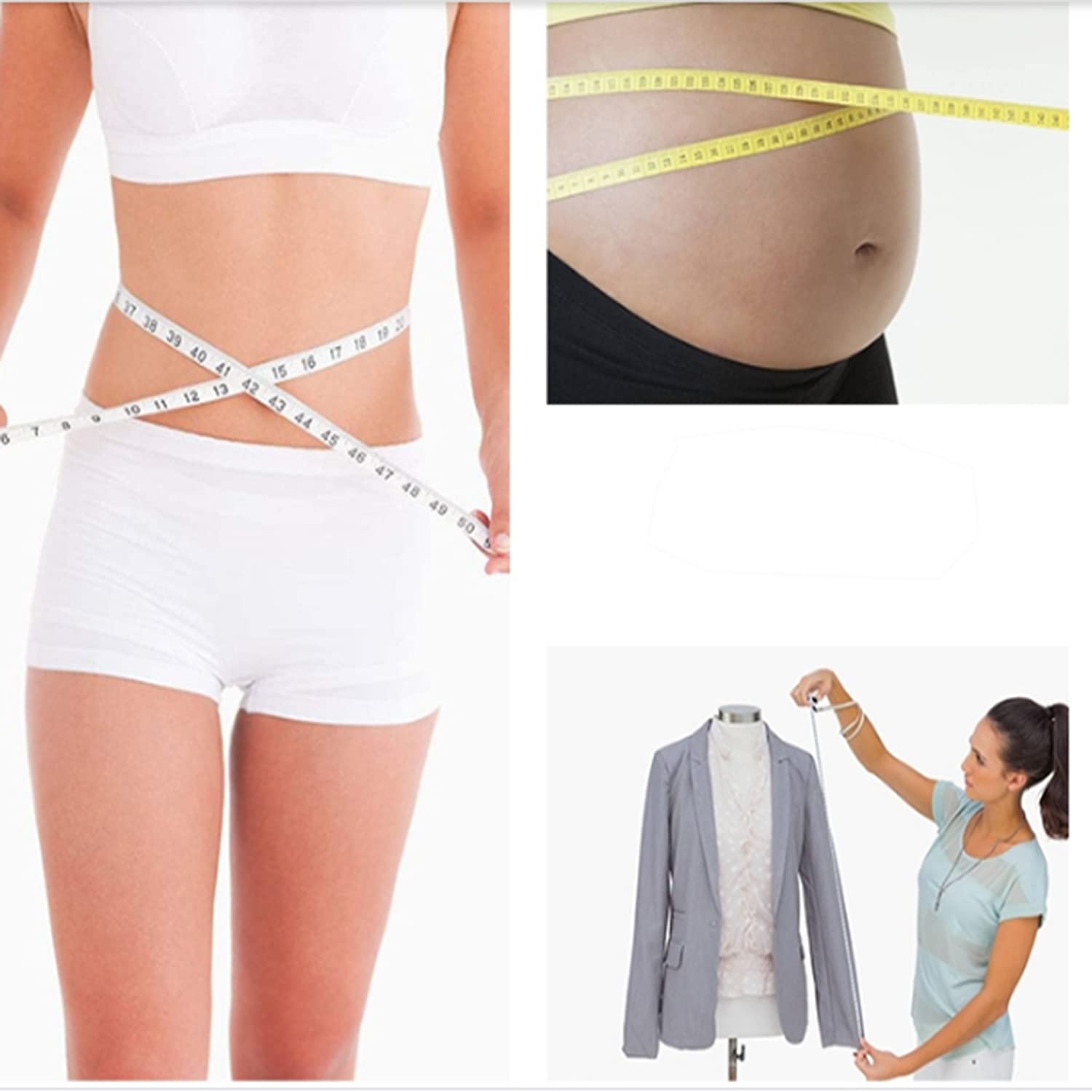 Soft Tape Measure for Body & Sewing - 60 Inch/150 cm Double-Scale Measuring Tape with Dual Colors | Perfect for Tailoring, Fitness Tracking & DIY Crafts