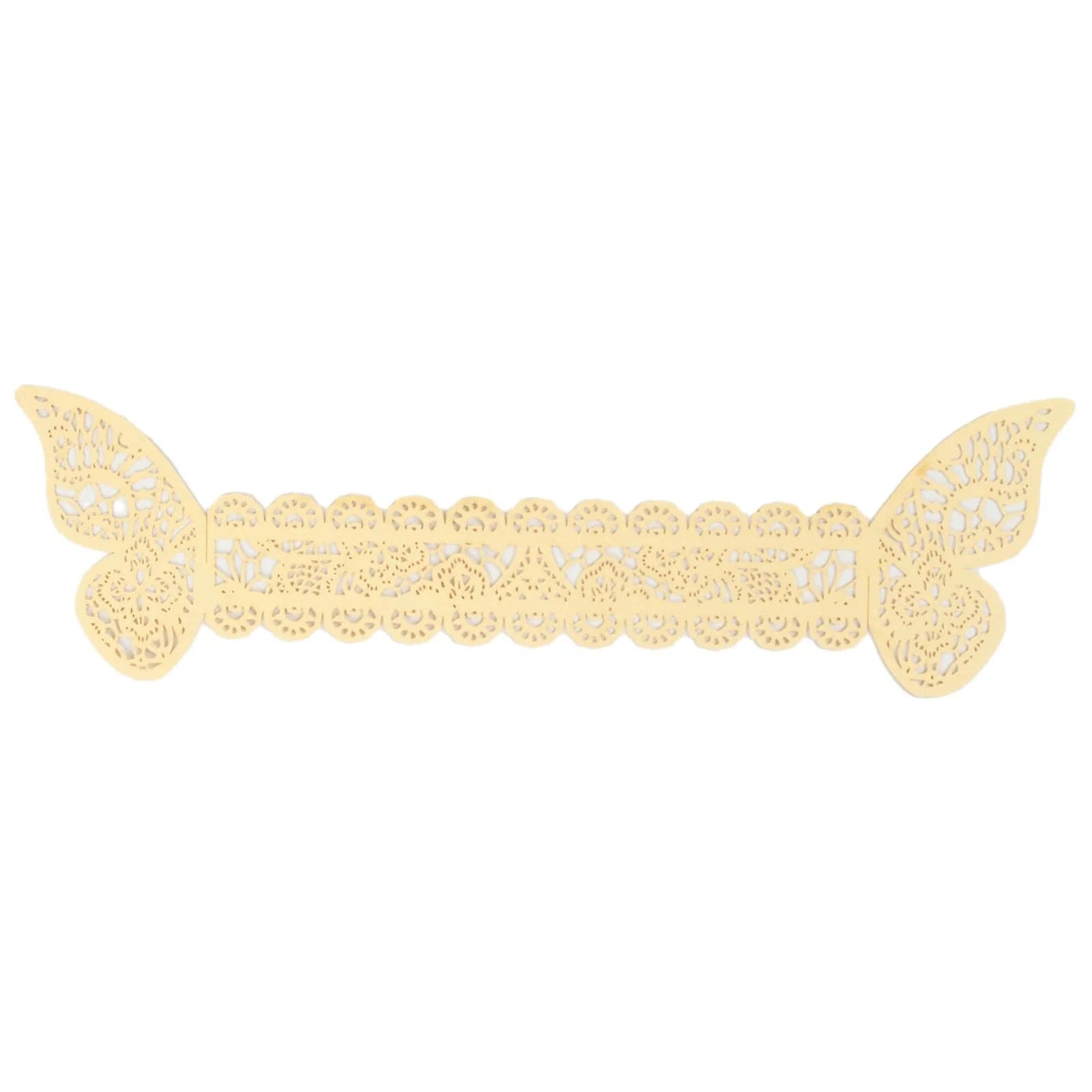 12 Pack Laser Cut 3D Butterfly Napkin Rings for Wedding, Party & Table Decor - Elegant DIY Paper Craft for Dinnerware & Home Decoration