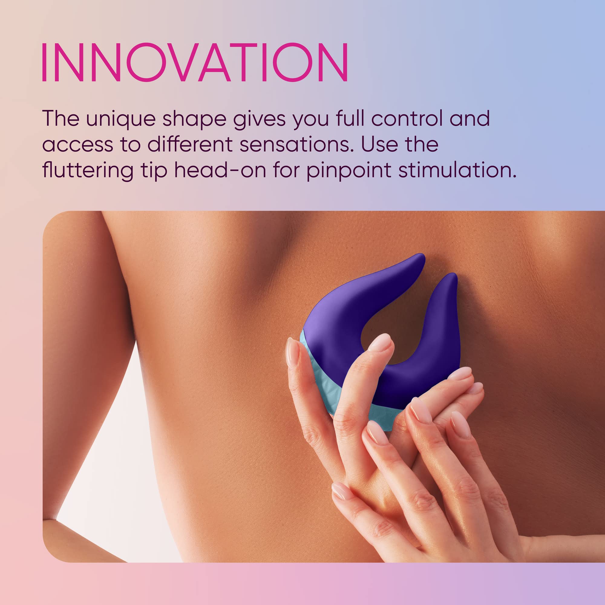 Premium Soft Silicone Clitoral Vibrator for Women - 10 Powerful Vibration Modes, 100% Waterproof & USB Rechargeable - Perfect for Solo Play or Couples Intimacy - Purple Adult Sex Toy for Enhanced Pleasure & Sensual Massage