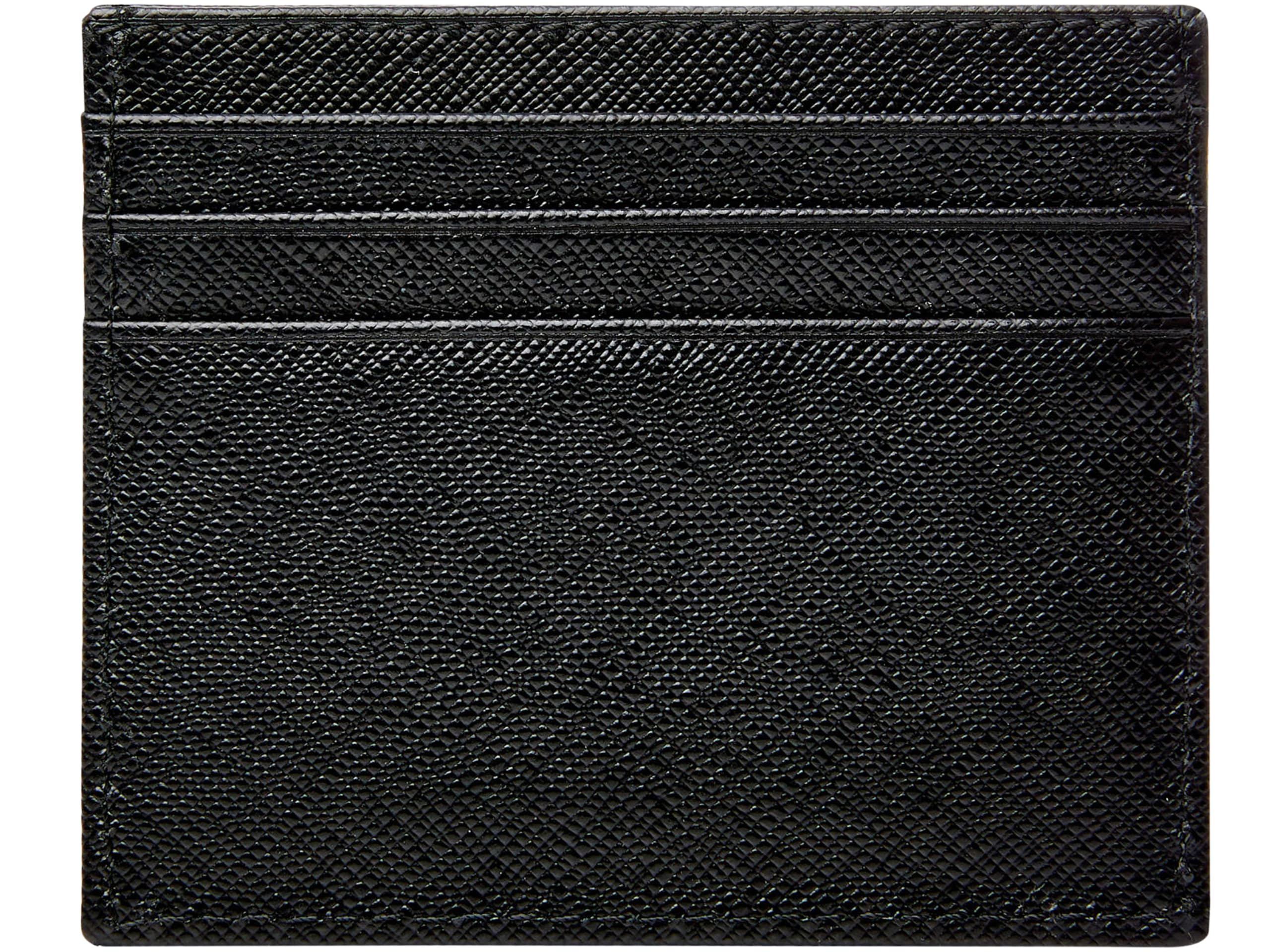 Slim RFID Blocking Leather Card Wallet for Men & Women - Minimalist Leather Card Holder with Money Clip (Black) | Perfect for Travel, Business & Everyday Use