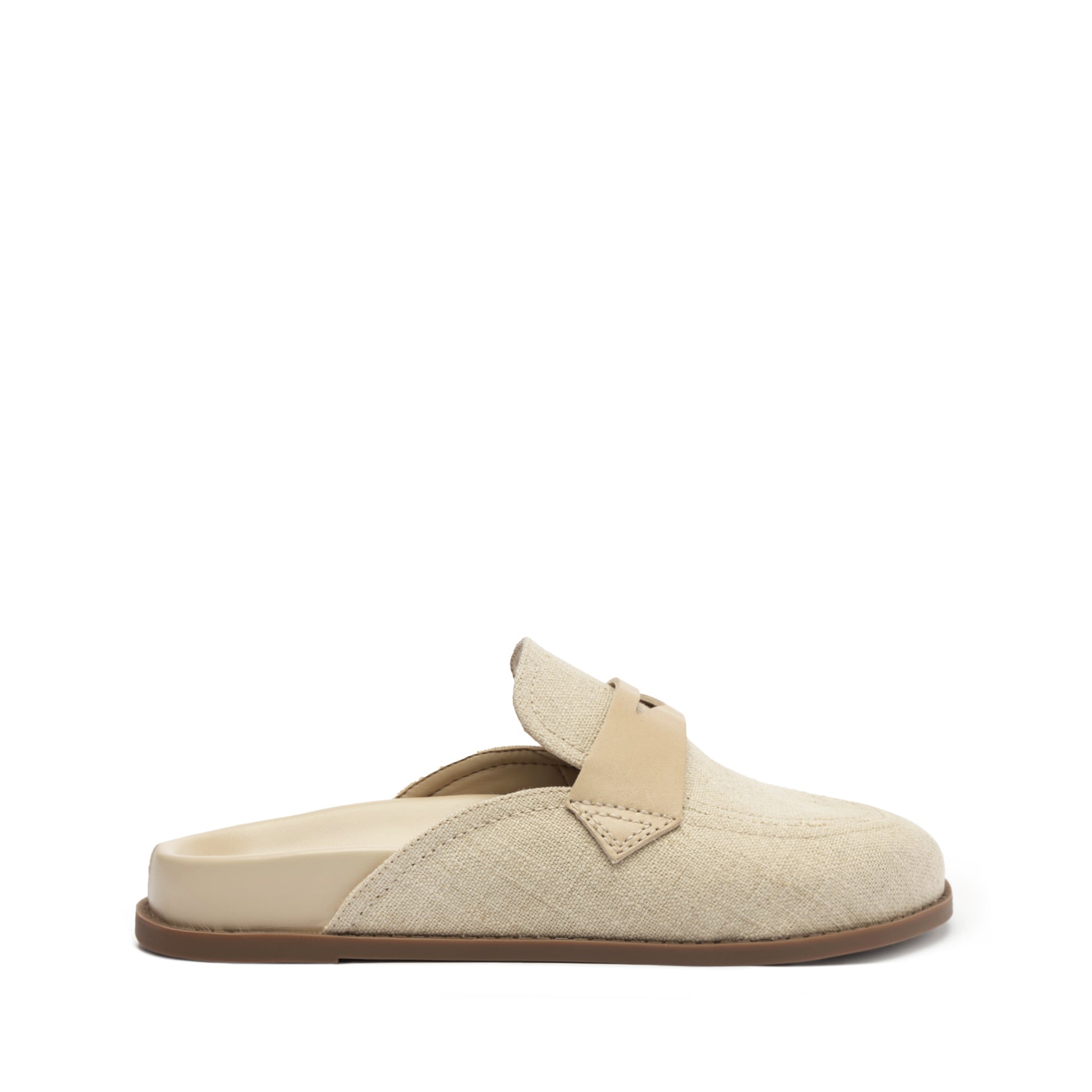Ava Linen Fabric Flat Shoes for Women - Comfortable Low Heel Sandals S24 & S2120600160002 | Perfect for Summer, Beach, and Casual Outings
