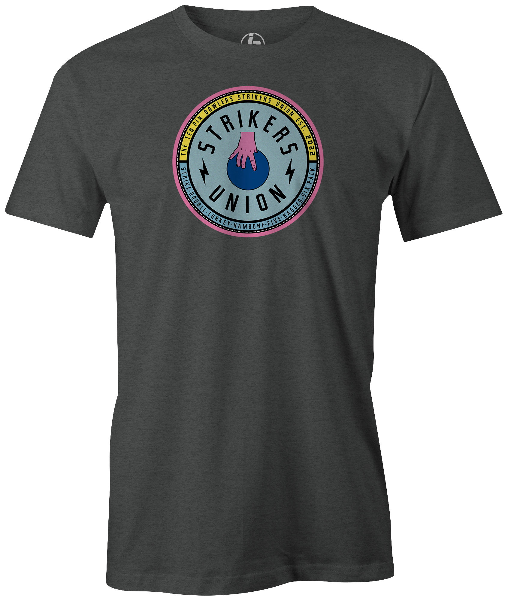 Strikers Union Bowling Shirt - Premium Cotton Bowler Tee for Men & Women - Perfect for Bowling Leagues, Tournaments, and Casual Wear