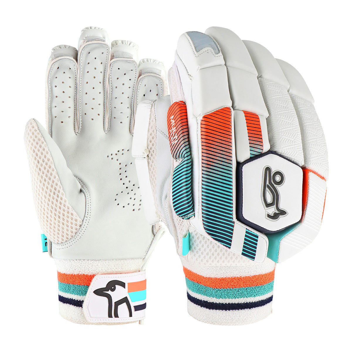 Kookaburra Aura 3.1 Cricket Batting Gloves - Premium Leather Protection for Cricket Players | Perfect for Practice & Match Play