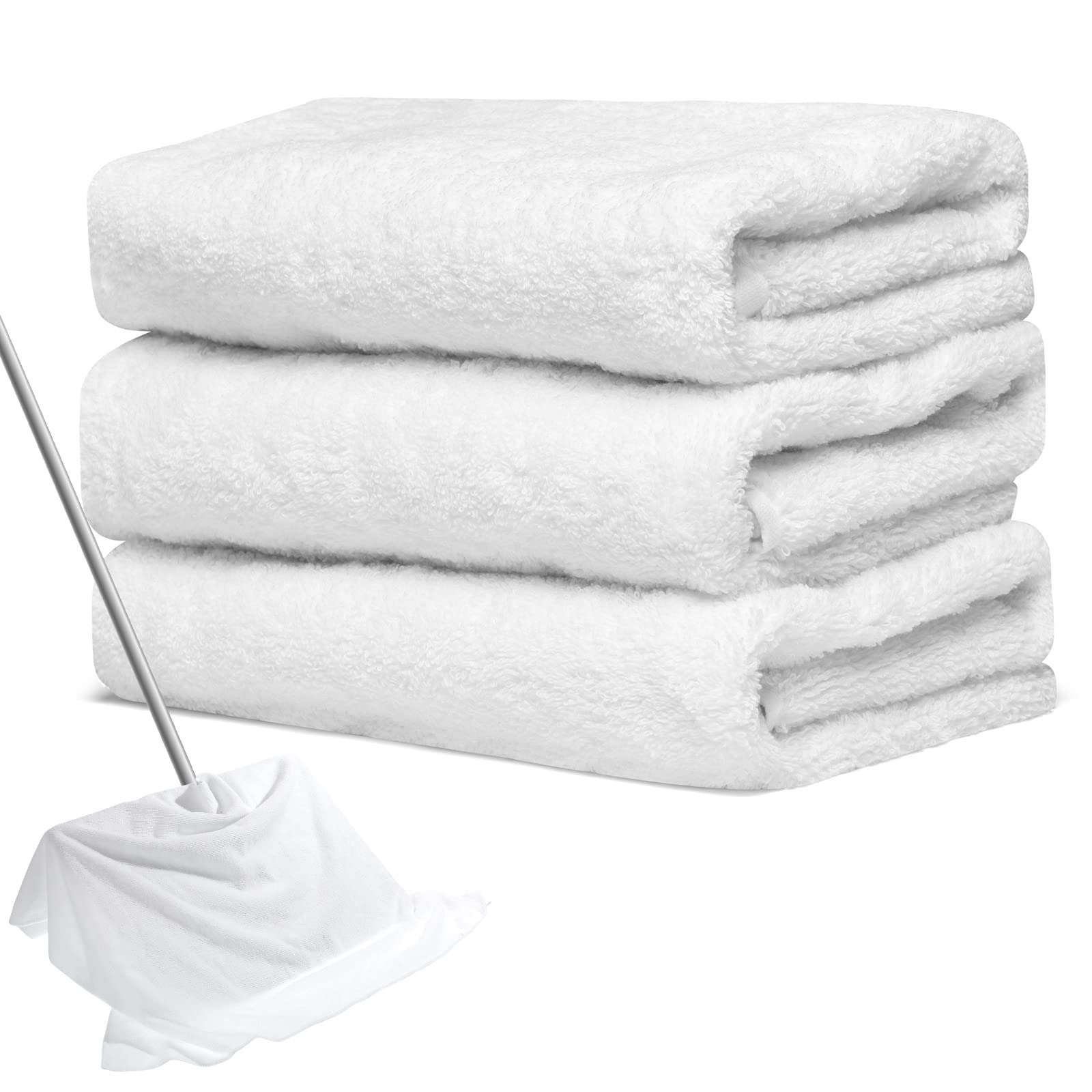 Newwiee 3 Pack Extra Large Microfiber Cleaning Cloths - 30