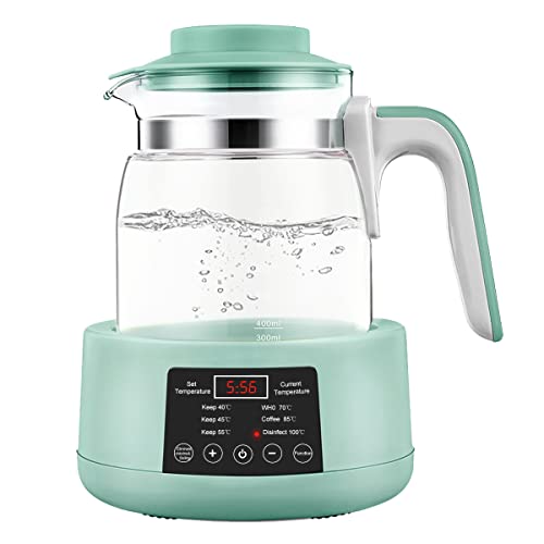 Electric Baby Bottle Warmer & Sterilizer - 40oz Smart Formula Dispenser with 24H Thermostatic Control, Anti-Burn Dry Technology for Safe Milk & Food Warming - Perfect for Home, Travel & Daycare Use