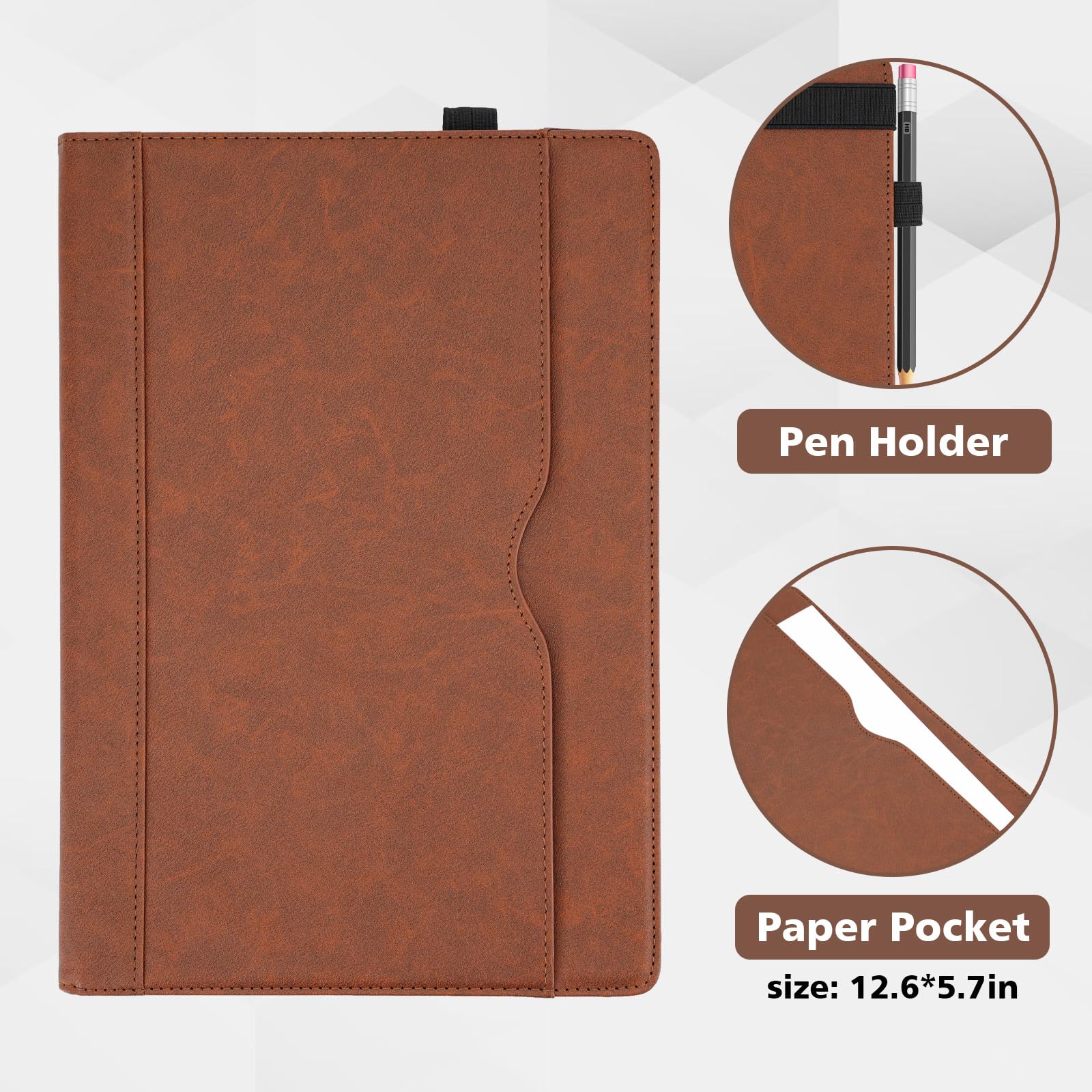 Premium Genuine Leather Case for MacBook Air 13.6