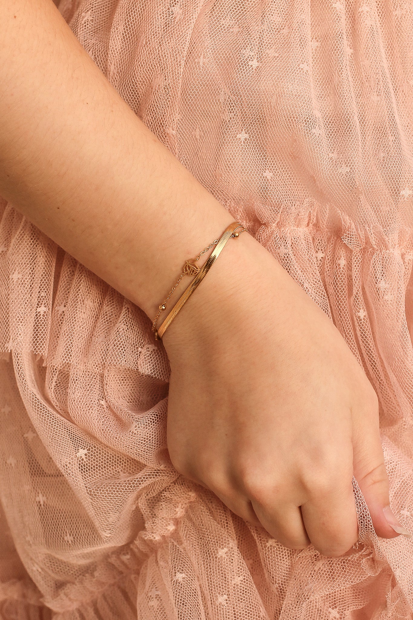 Anne Bracelet - Elegant & Dainty Gold Plated Charm Bracelet for Women | Perfect for Everyday Wear, Gifts & Special Occasions